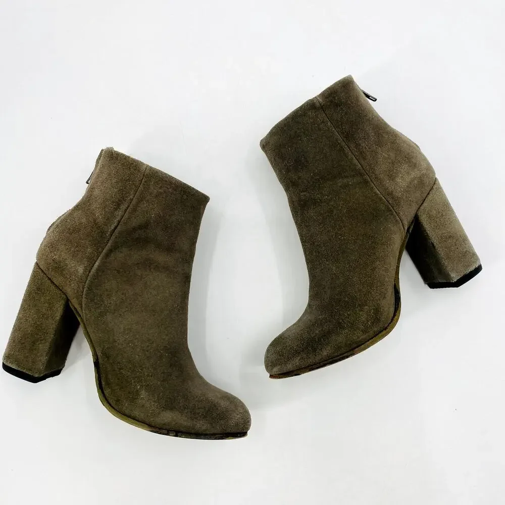 Freebird Harlo suede block heel Bootie